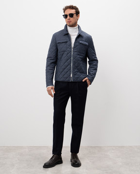 Enrico Mandelli Blue woolen jacket A9T7255435