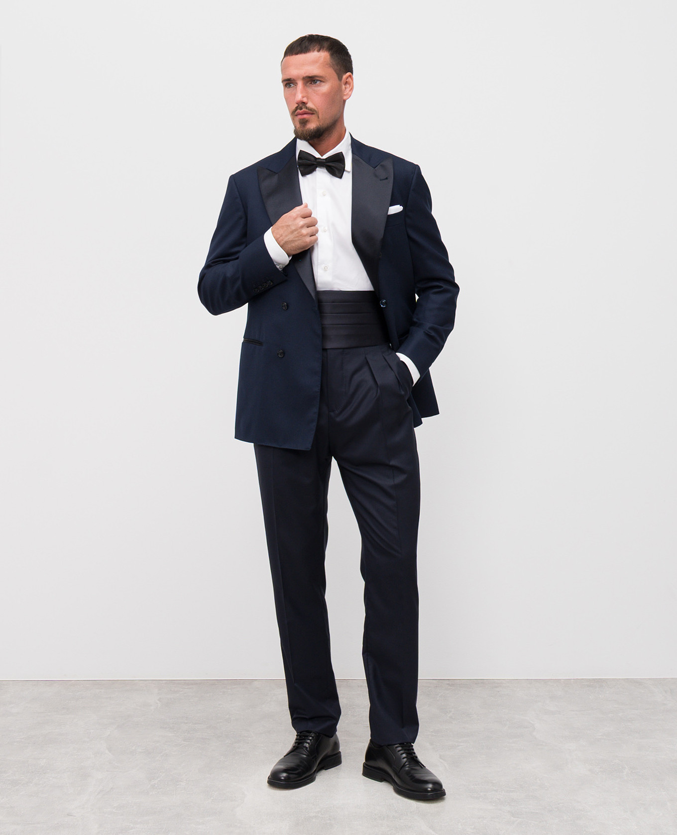 

Blue wool and silk pants Brunello Cucinelli