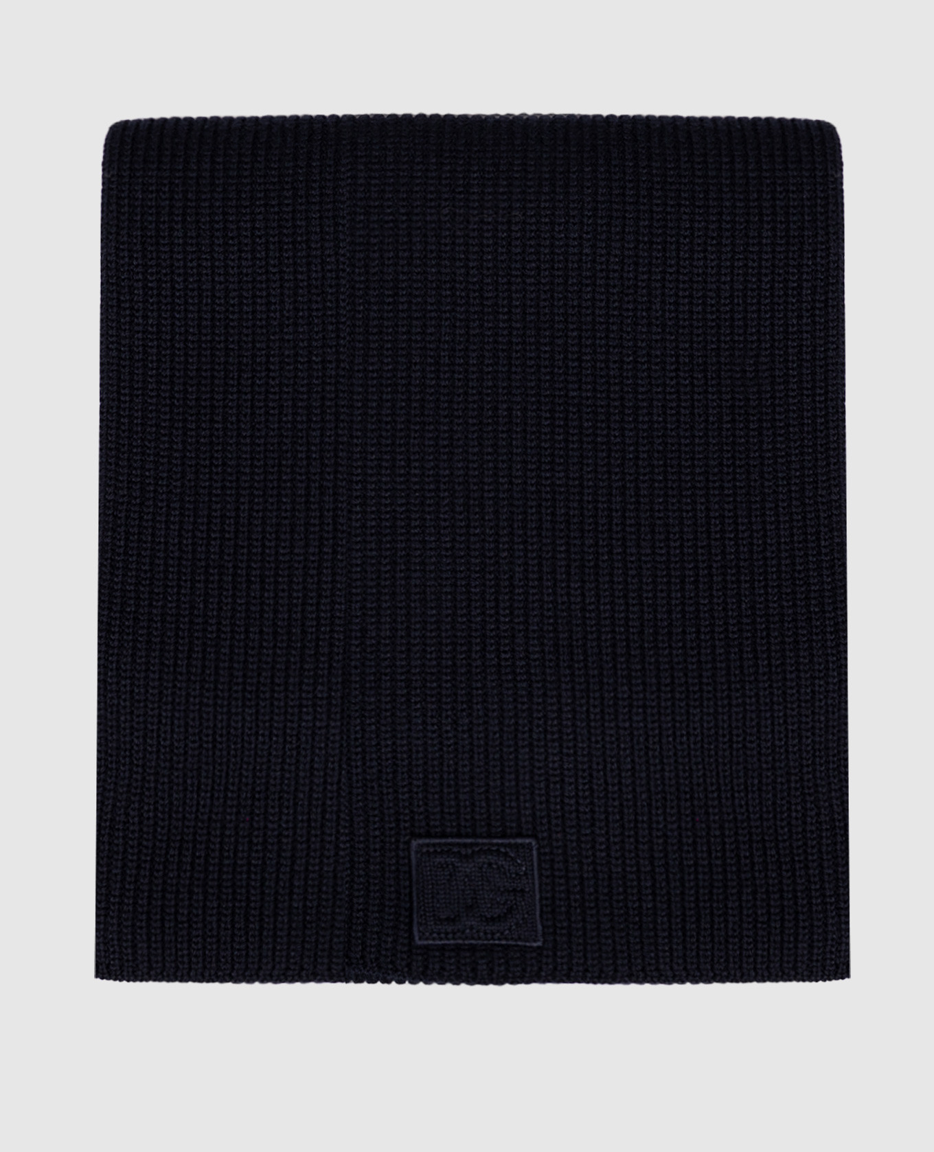 Blue wool scarf Dolce&Gabbana