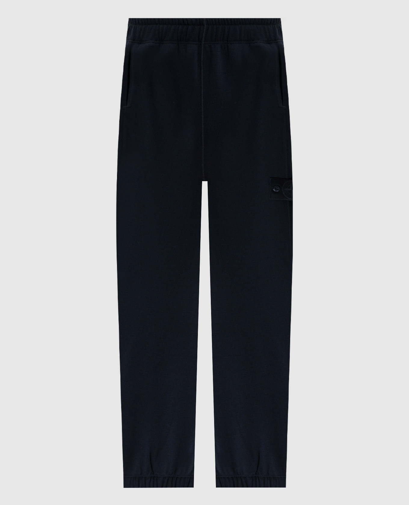 Blue joggers with logo patch Stone Island