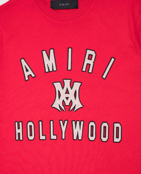 AMIRI Children's red T-shirt MA HOLLYWOOD AKJYTE1020