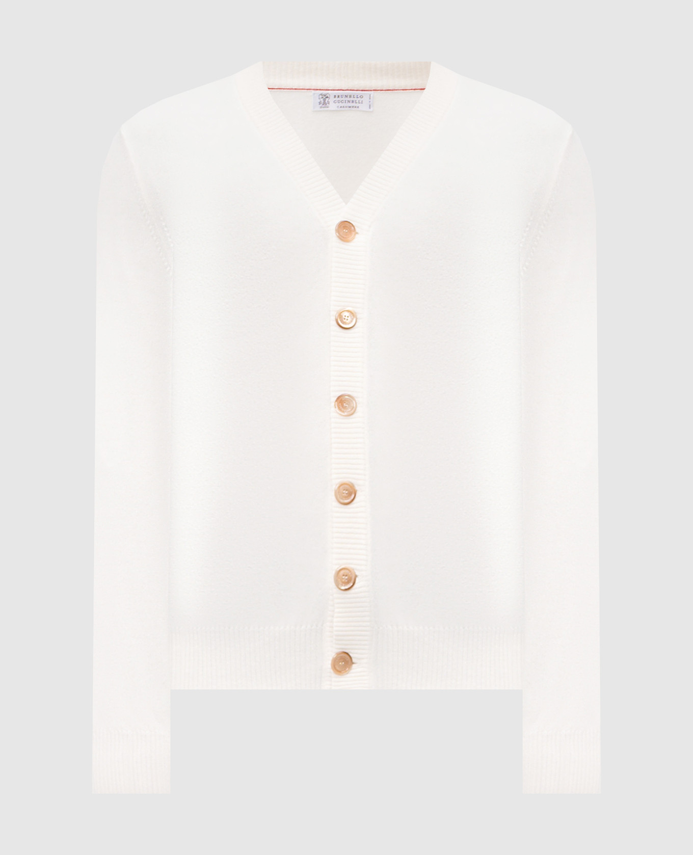 

White cashmere cardigan Brunello Cucinelli