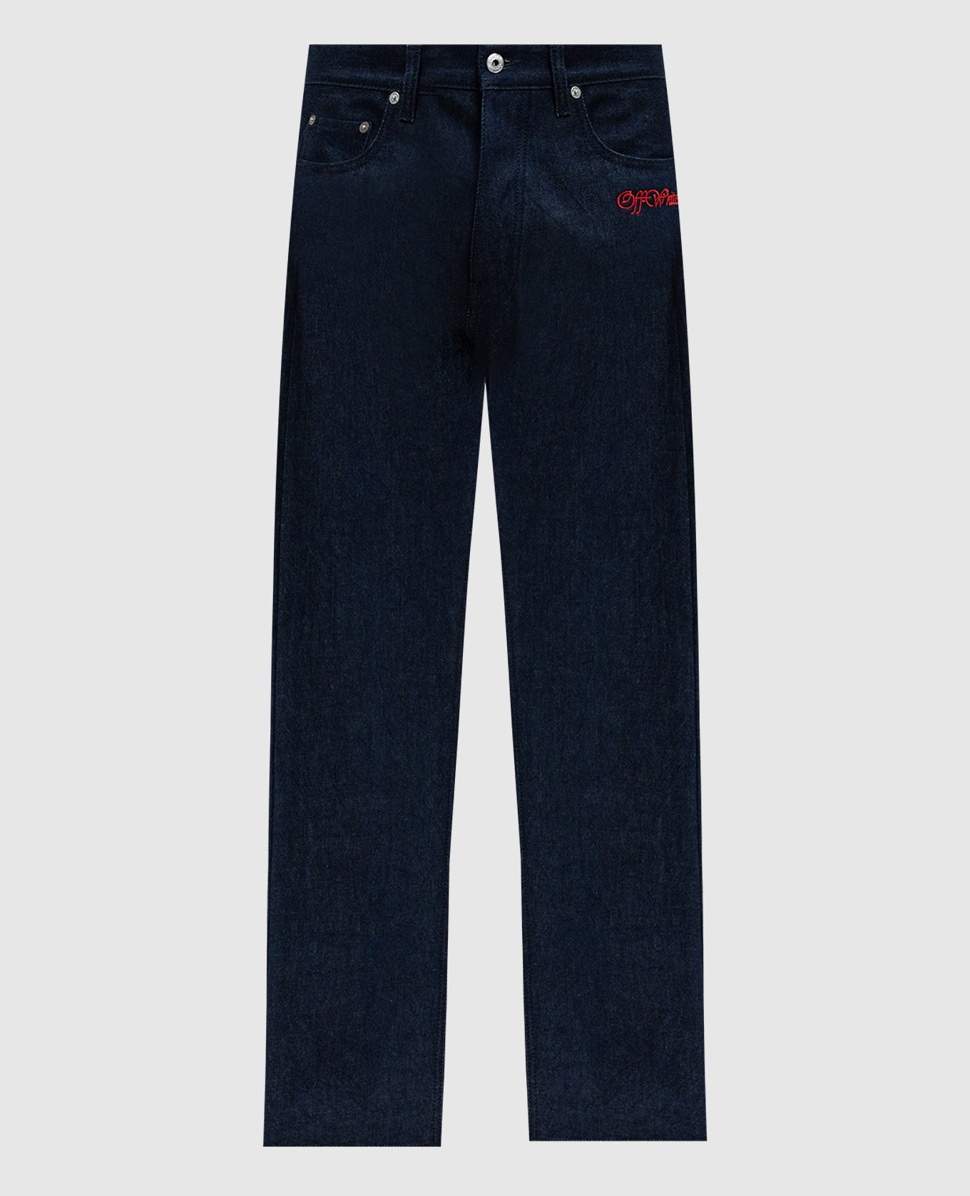 

Blue jeans with logo embroidery Off-White