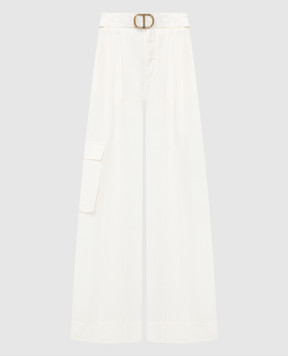 Twinset Beige pants with linen 241TP2522