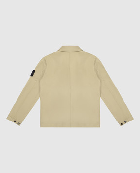 Stone Island Children's green jacket with a logo 8116104141012