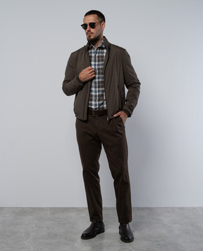 Enrico Mandelli Brown chinos BOSTON4564
