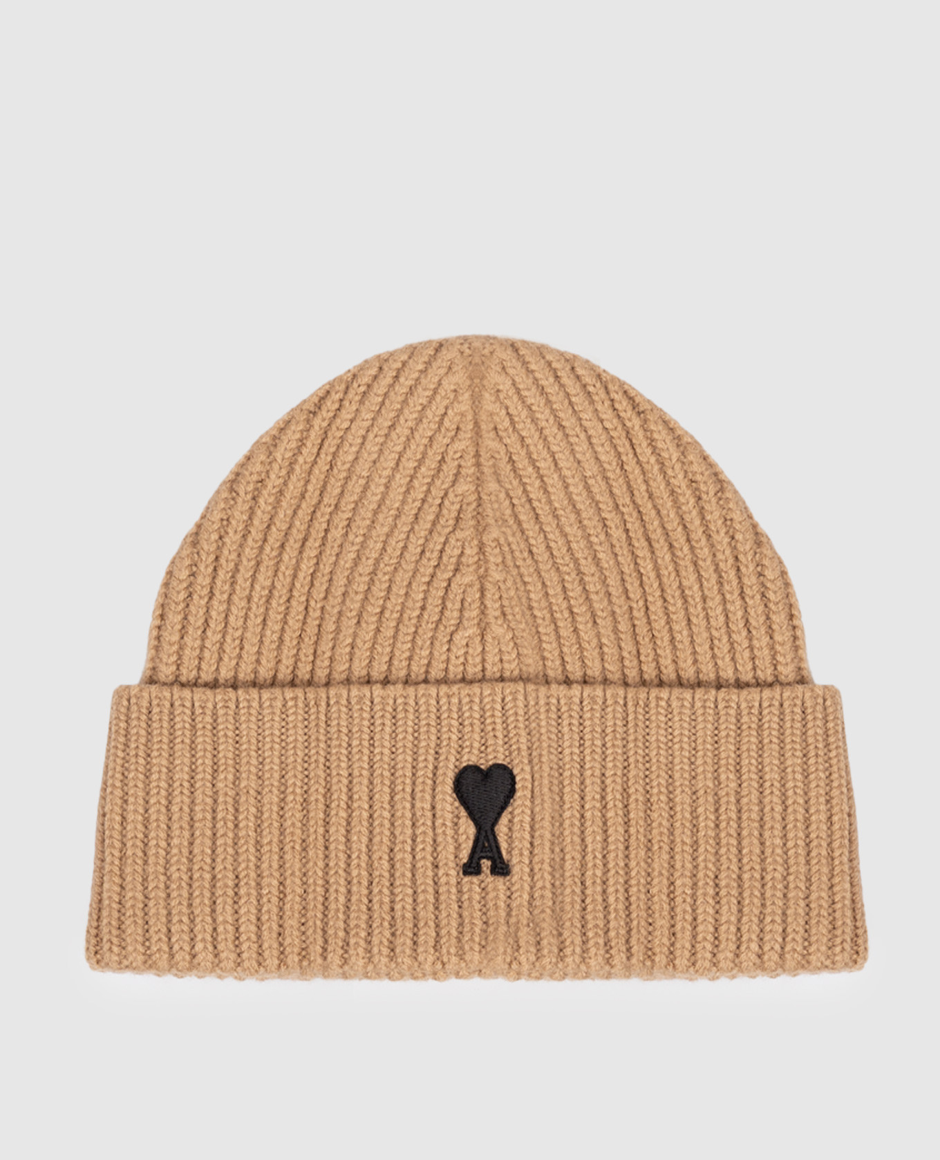 Brown wool hat Ami Paris
