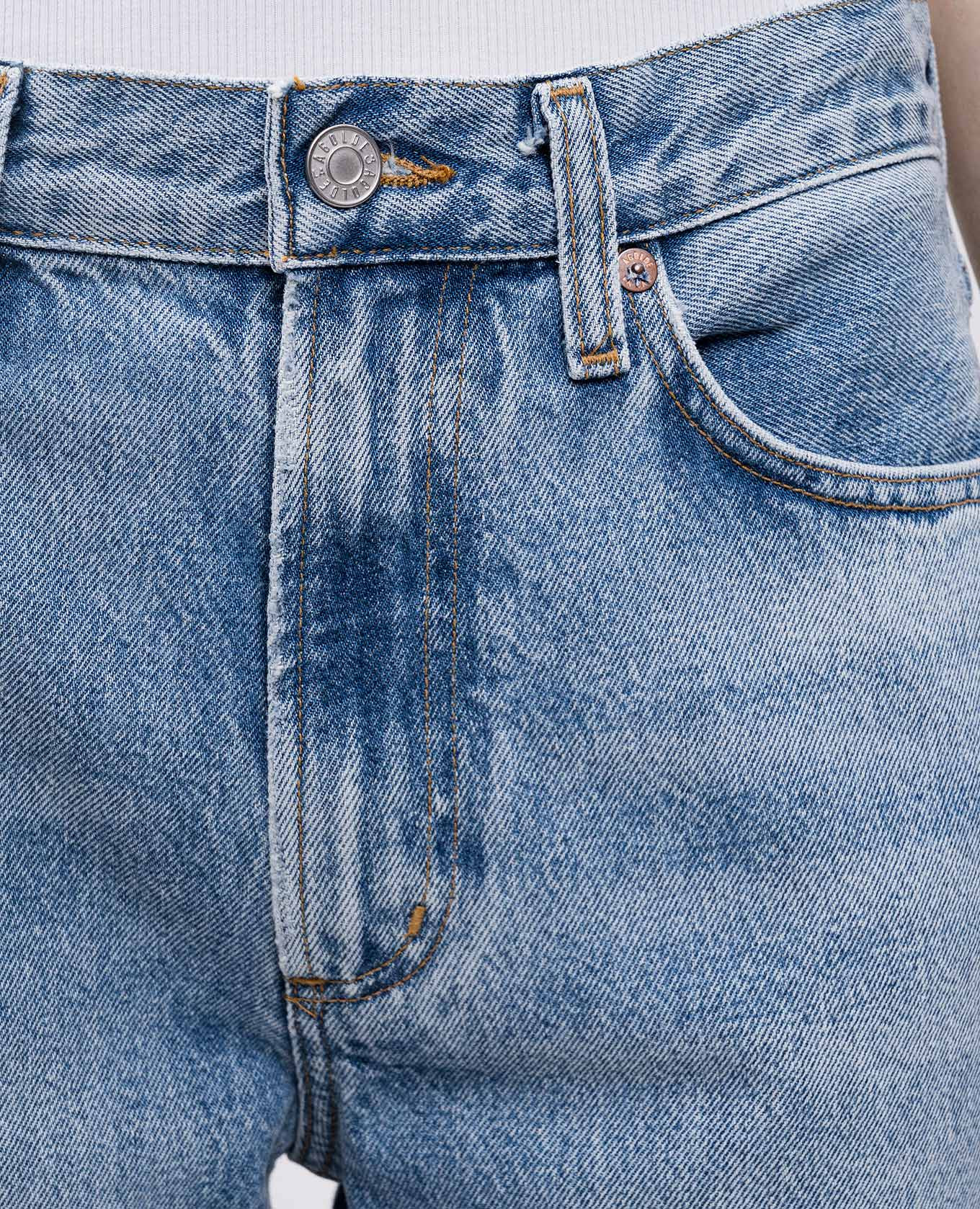 

Leena blue raw-edge jeans AGOLDE