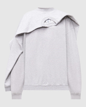 Vetements Grey double-layer sweatshirt UH76CW400G