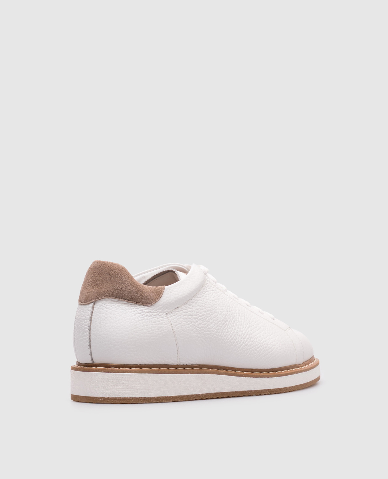 

White leather sneakers Pini Parma