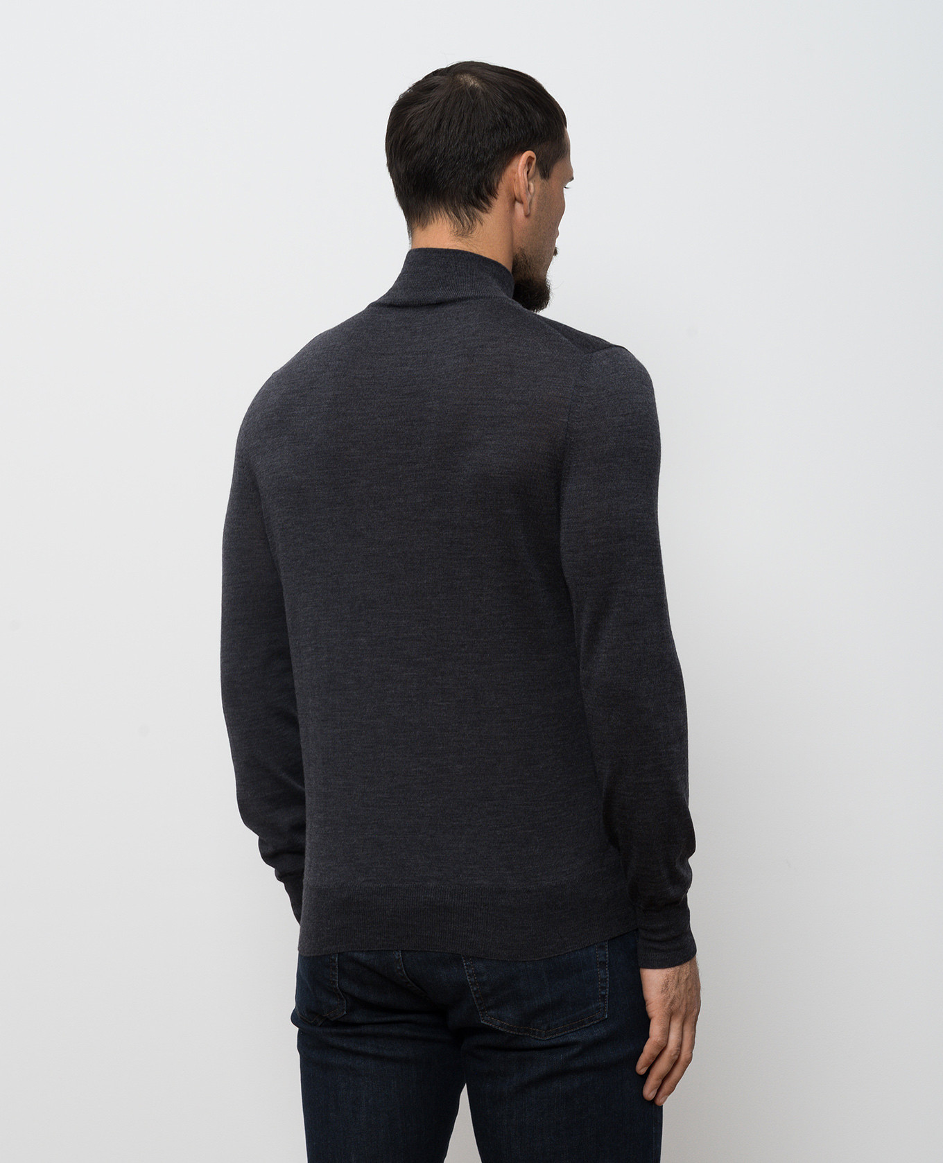 

Gray wool golf Canali, Grey