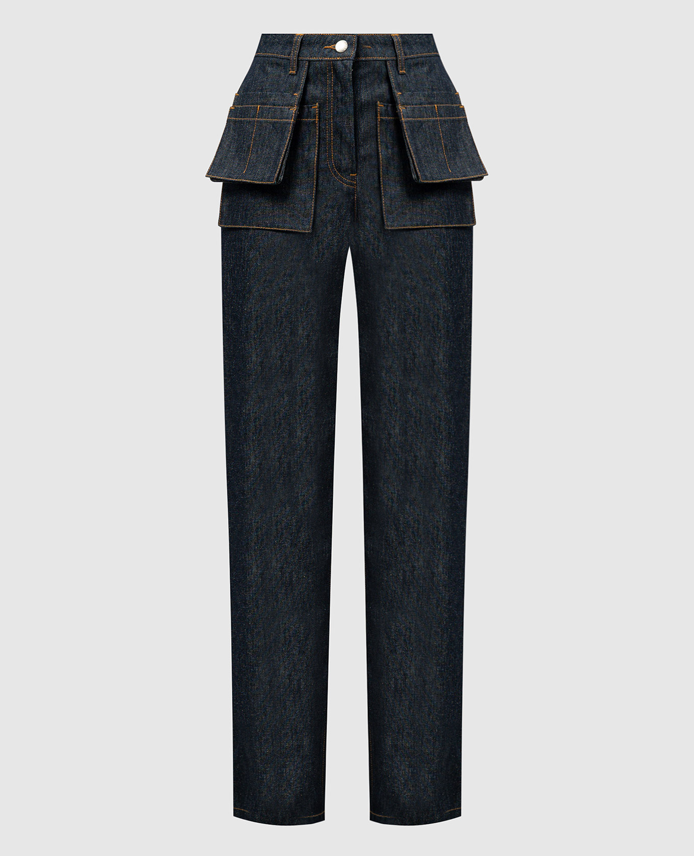 

Blue jeans with logo Helmut Lang