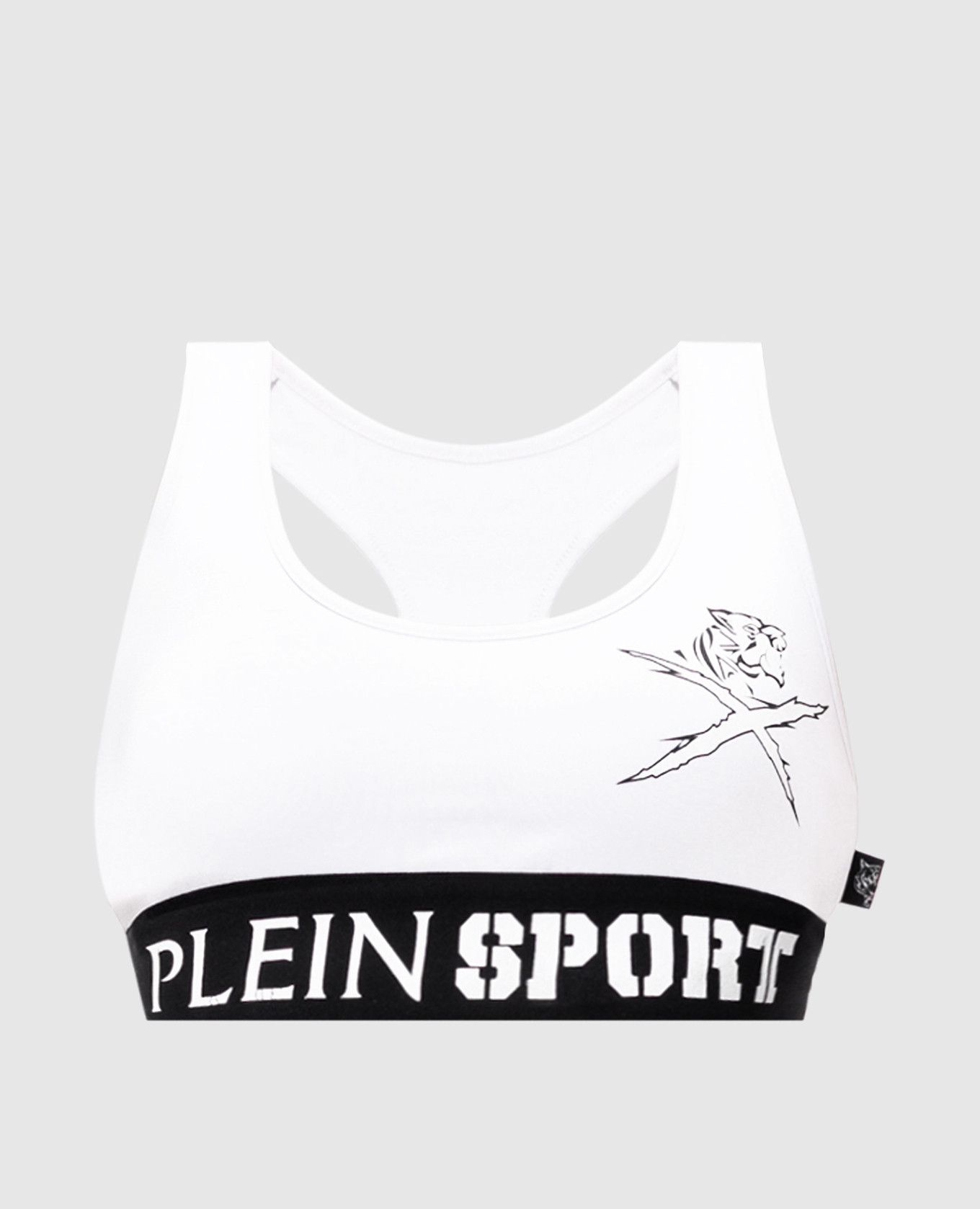 

White bodice with logo print Plein Sport