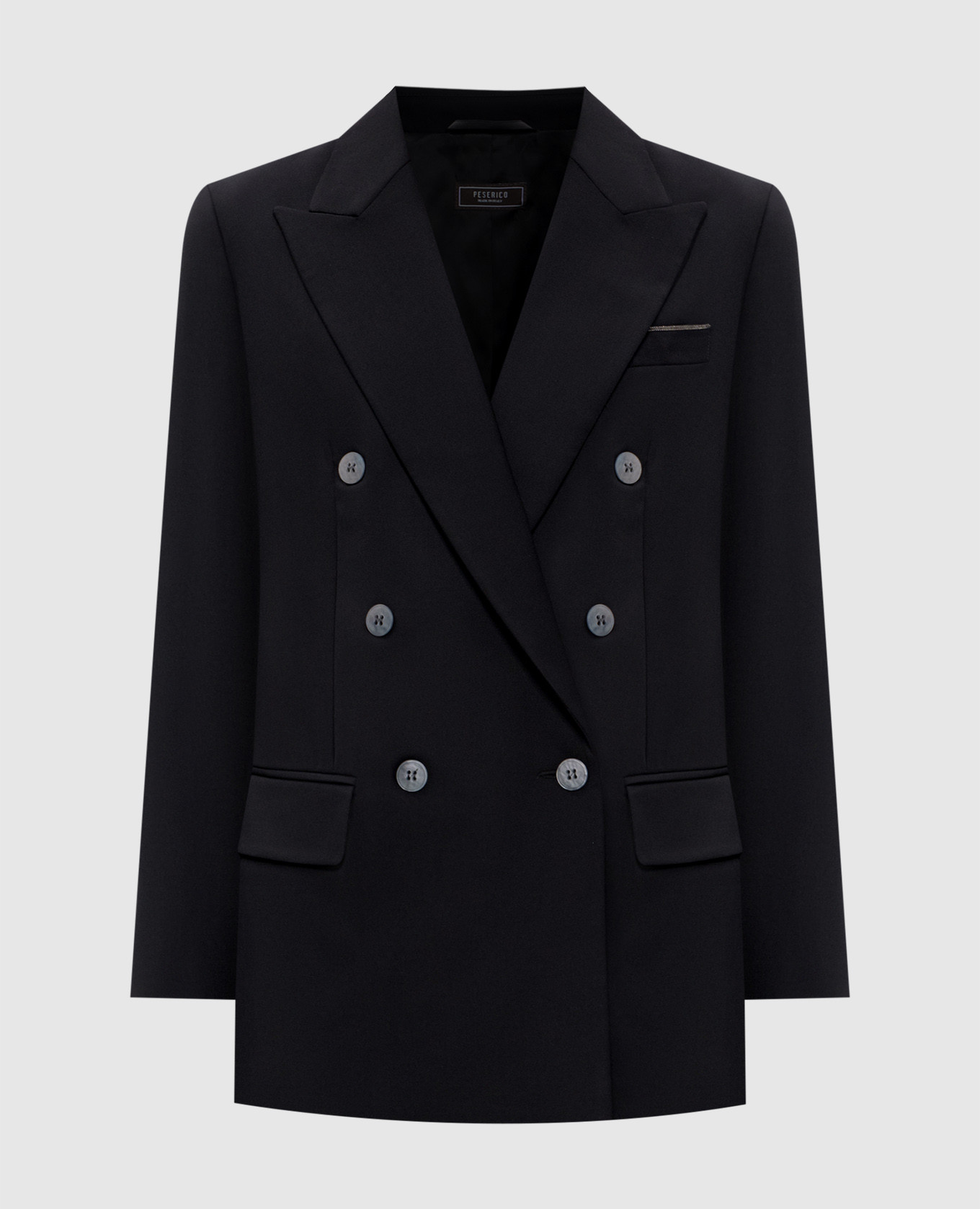 

Black double-breasted jacket Peserico