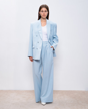 WARDROBE.NYC Blue pants made of wool W2075PCB