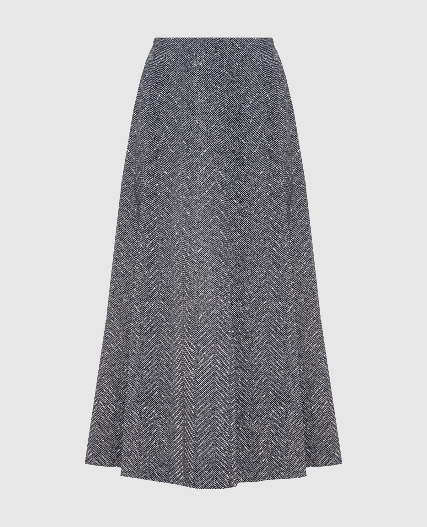 Gray skirt with crystal pattern Ermanno Scervino