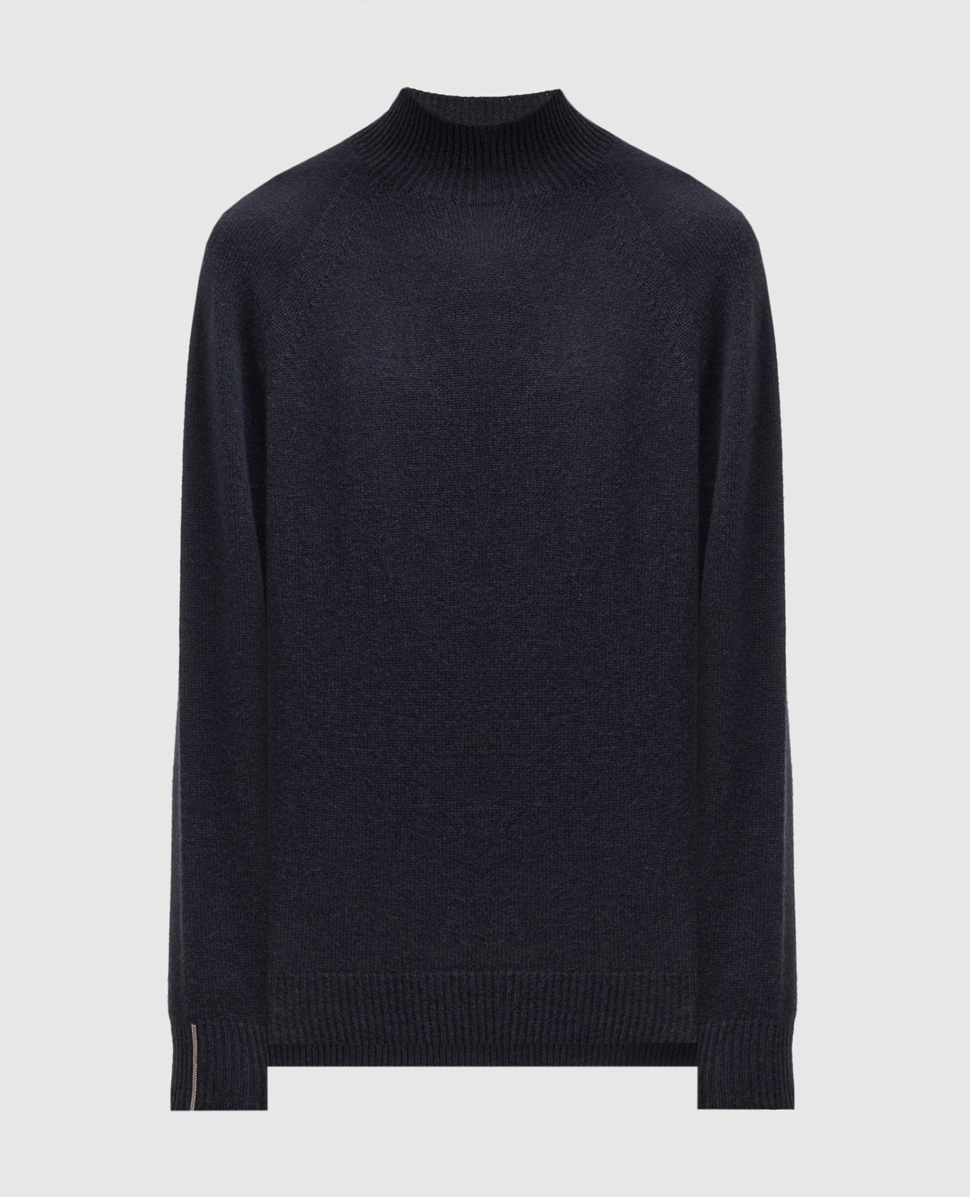 

Blue wool, silk and cashmere sweater with monil chain Peserico