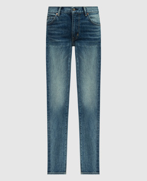 Tom Ford Blue skinny jeans with a distressed effect PAD113DEX223