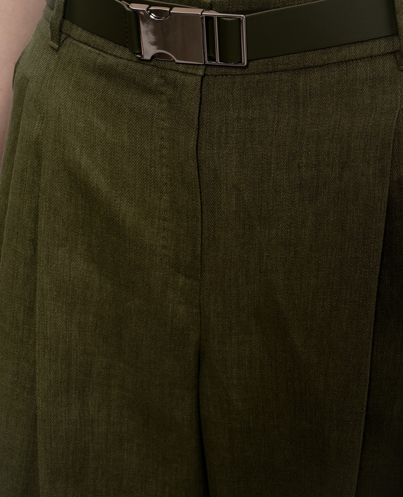 

SIAMESE green linen pants Max Mara