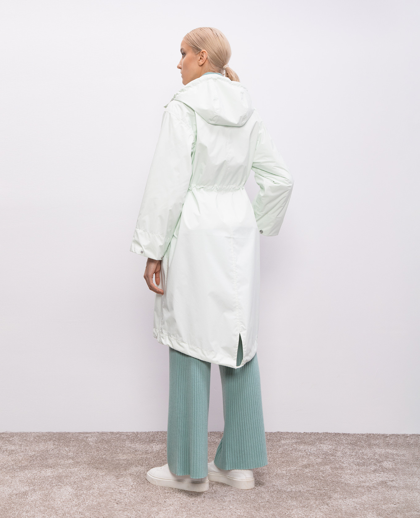 

Green double-layer parka Yves Salomon Army