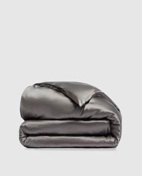 Dore & Rose Gray silk duvet cover DUVETCOVER200