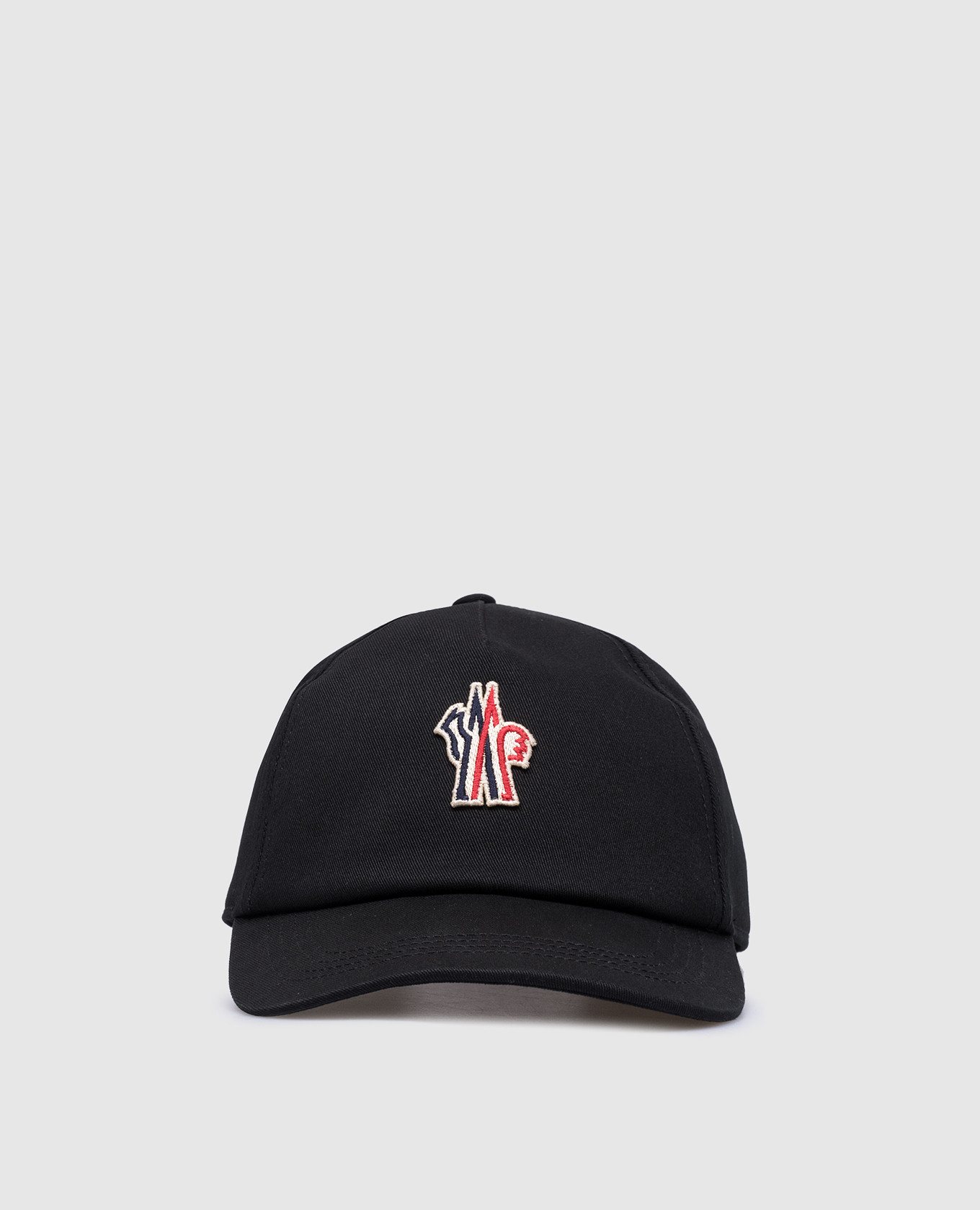 

Black cap with logo patch Moncler Grenoble