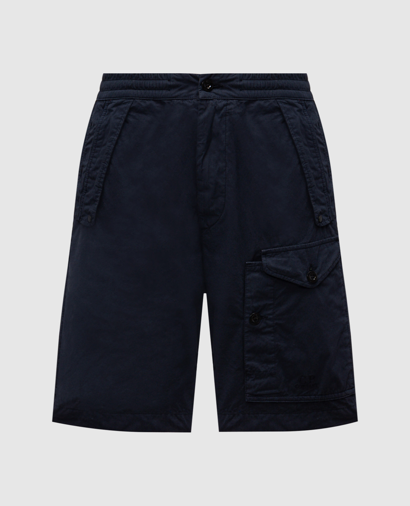 

Blue shorts with logo embroidery C.P. Company
