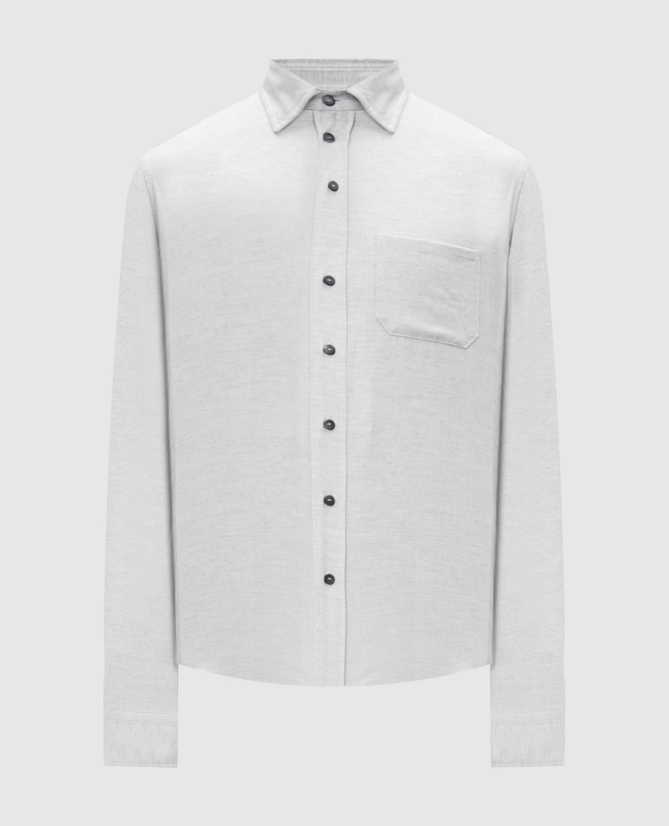 Gray patterned shirt sease