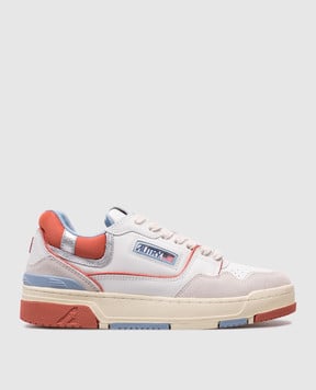 AUTRY CLC white leather sneakers with logo patch ROLWMC05