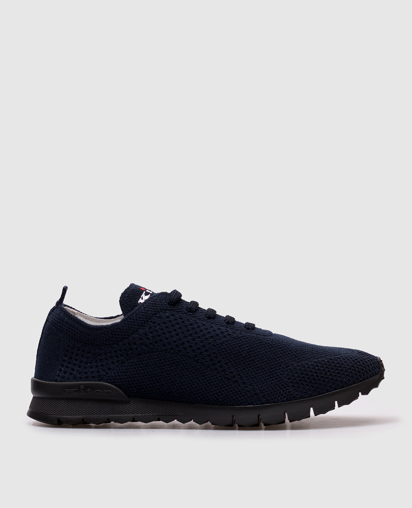 Blue sneakers with logo Kiton