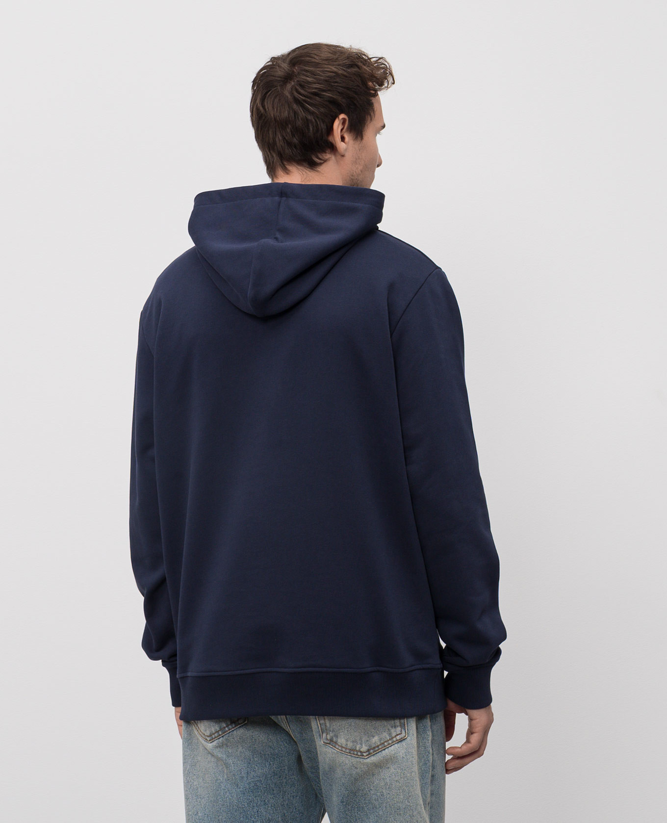 

Blue hoodie with logo embroidery Balmain