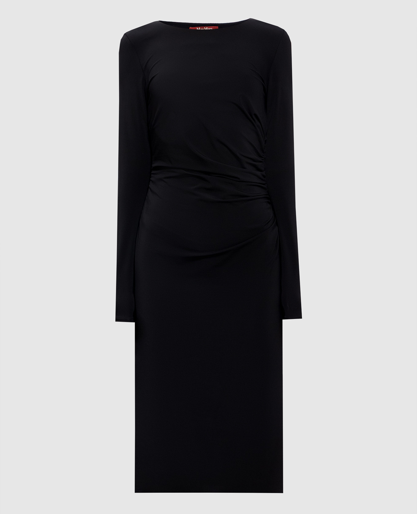 Black dress with drapery ZITTO Max Mara