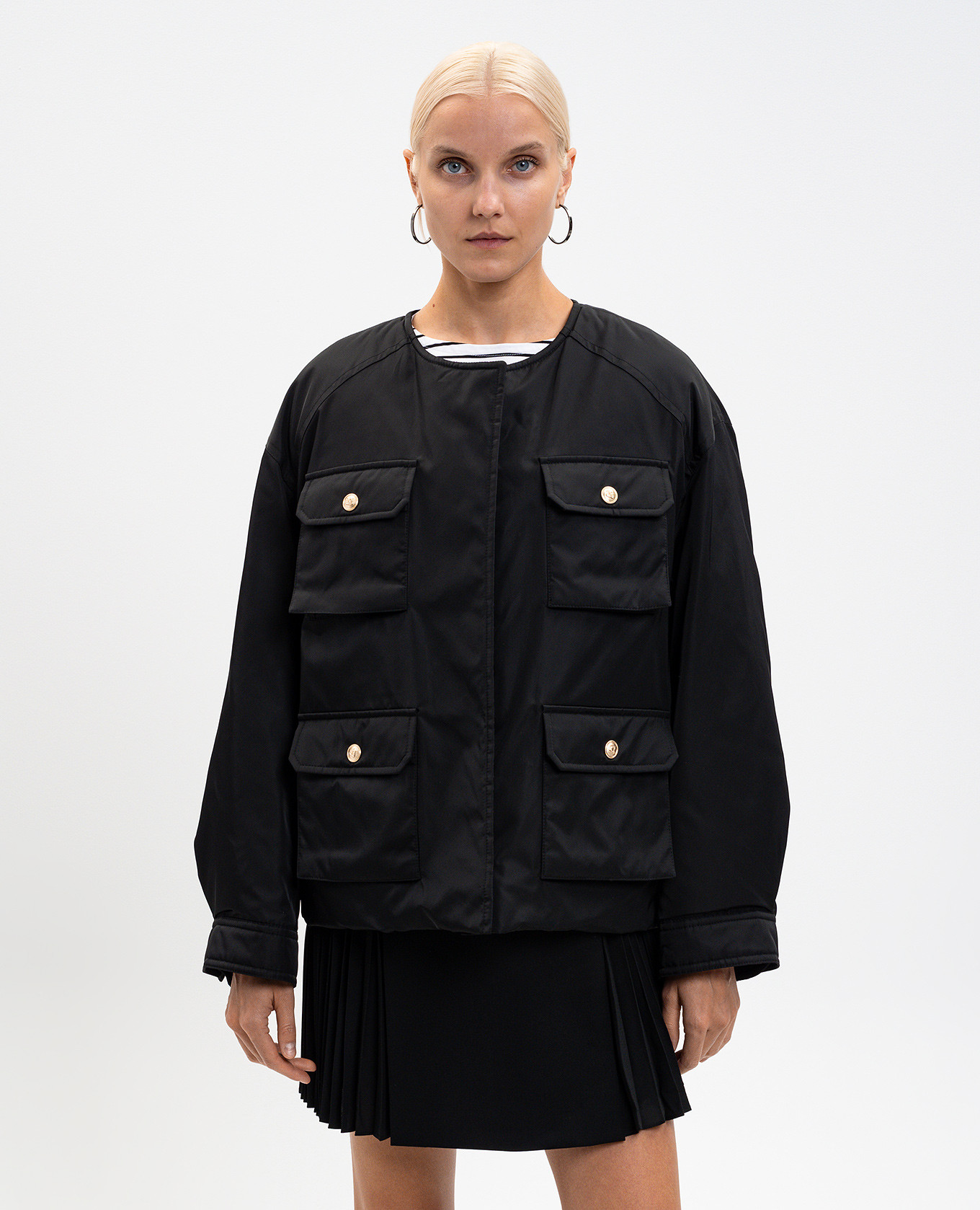 

Black down jacket Juun.j