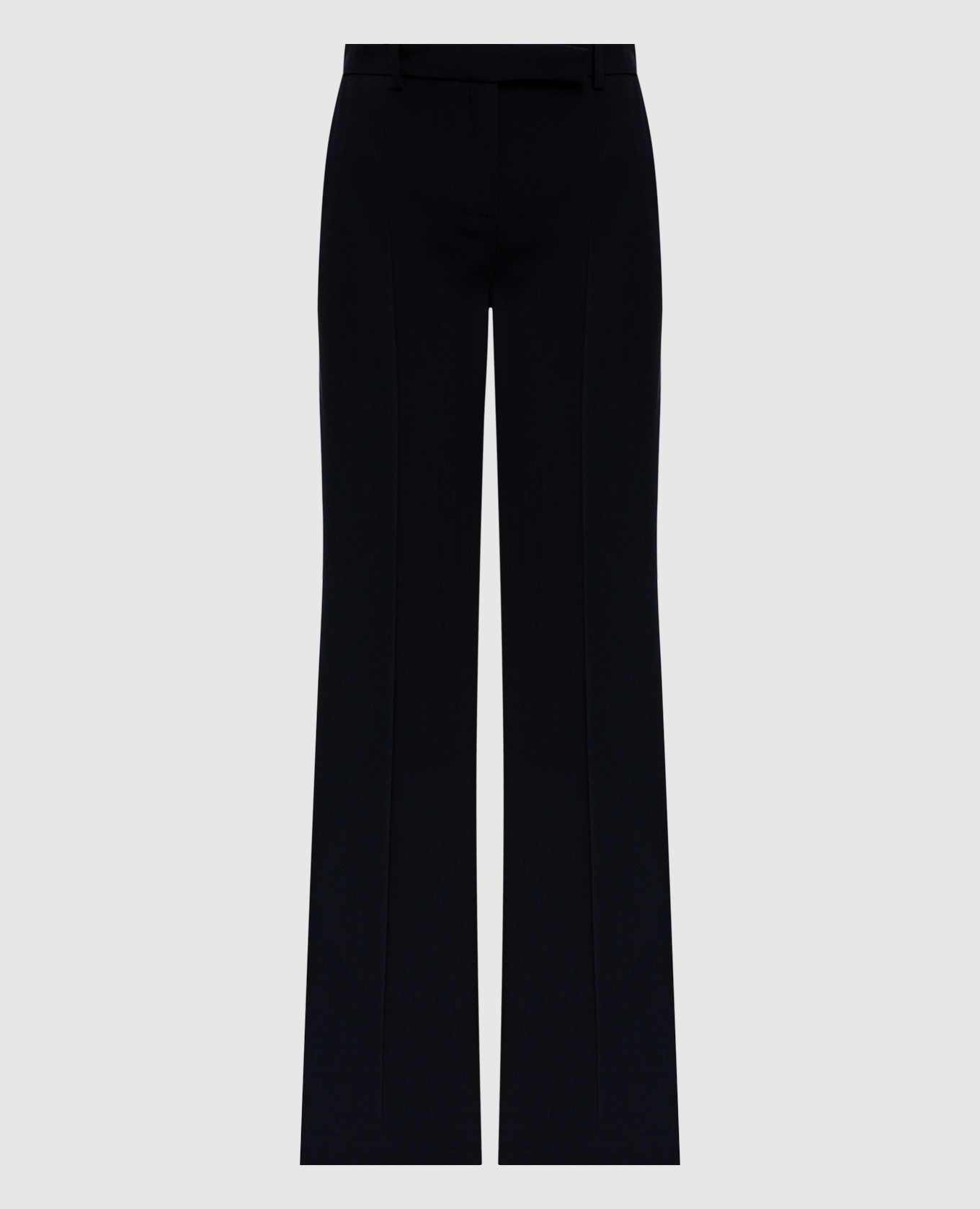

Blue flared pants Alexander McQueen, Black