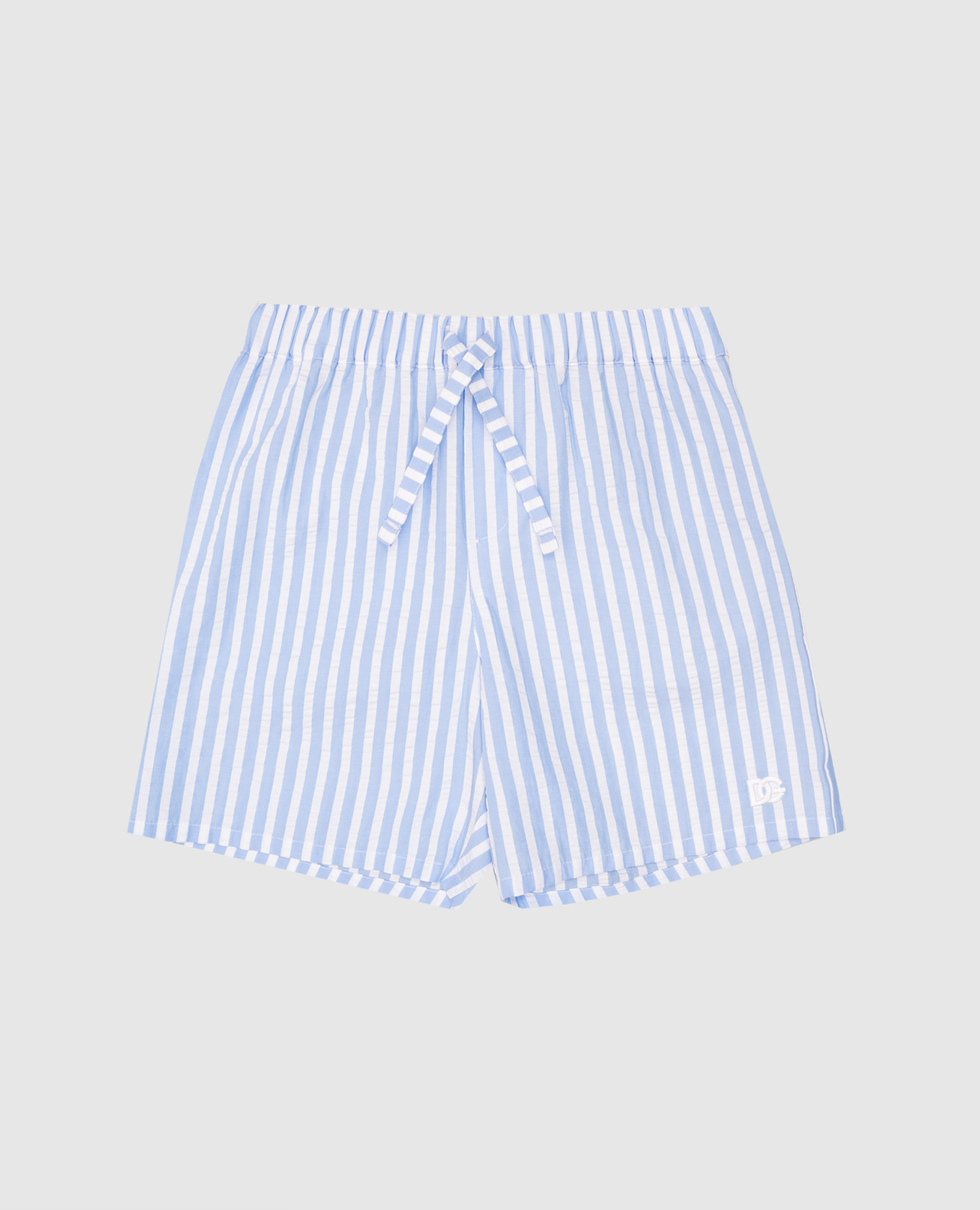 

Children's blue striped shorts Dolce&Gabbana, Light blue
