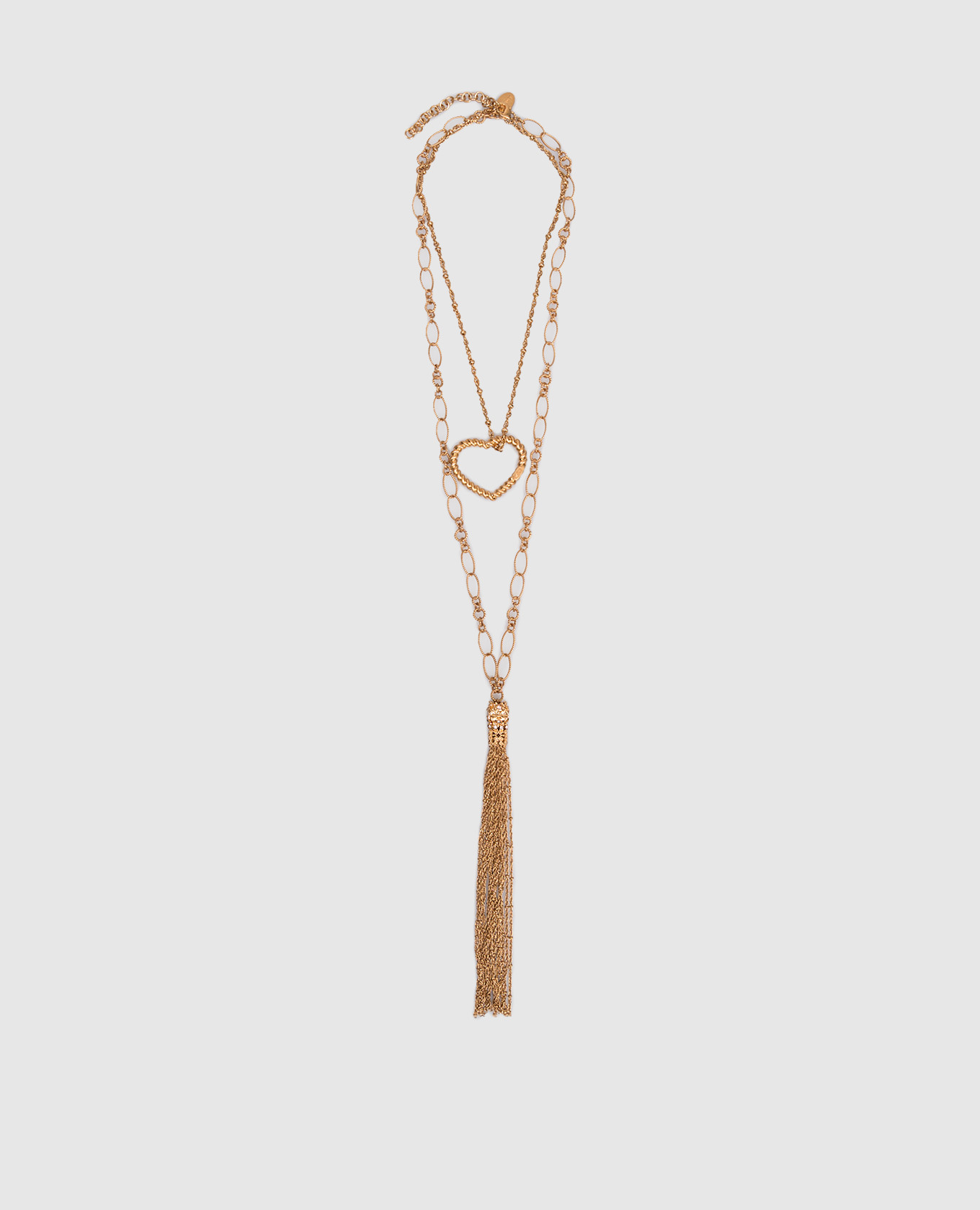 Golden double chain Twinset