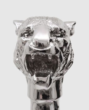 Pasotti Silver horn with a tiger head handle PFPEXXCSF05