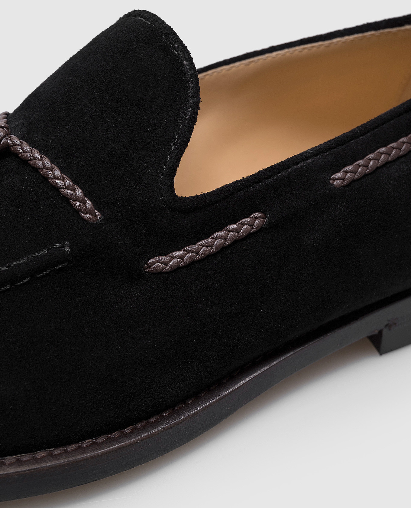 

Black suede loafers with tassels Brunello Cucinelli