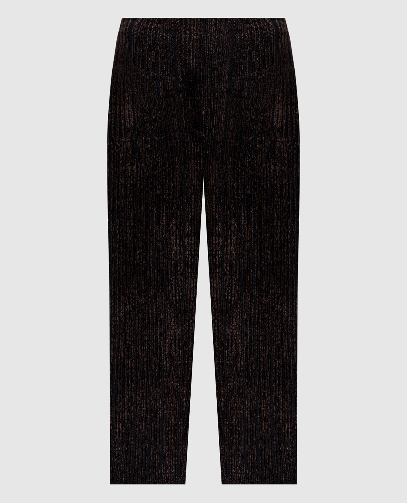 

Brown corduroy trousers with wool and linen BOBOUTIC