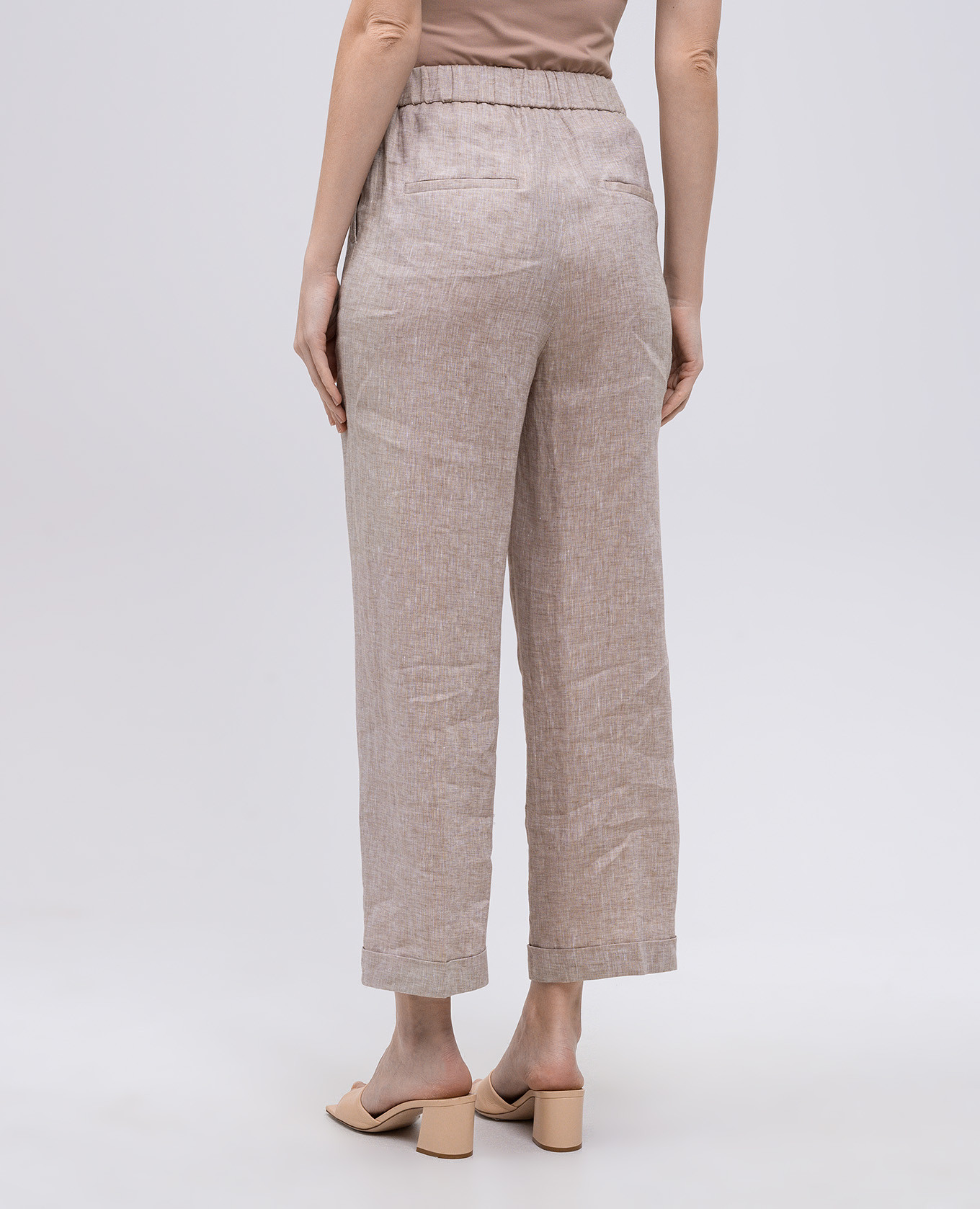

Brown pants with lapels Peserico