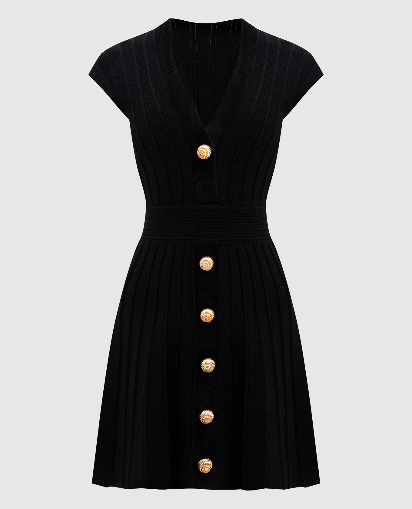 

Black striped mini dress Balmain
