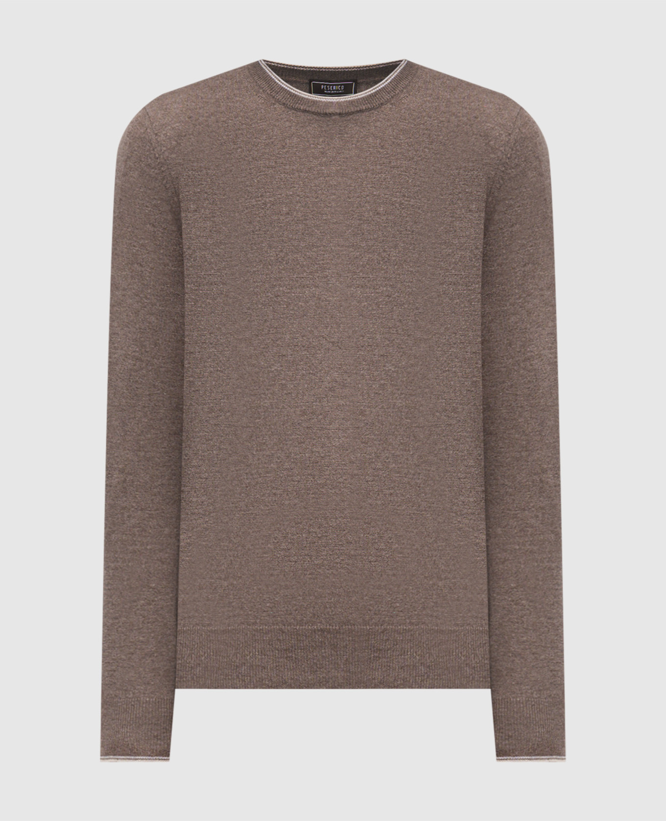 

Brown wool and cashmere jumper Peserico
