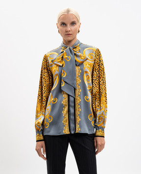 Versace Foulard Lavallière silk blouse 10216371A16262