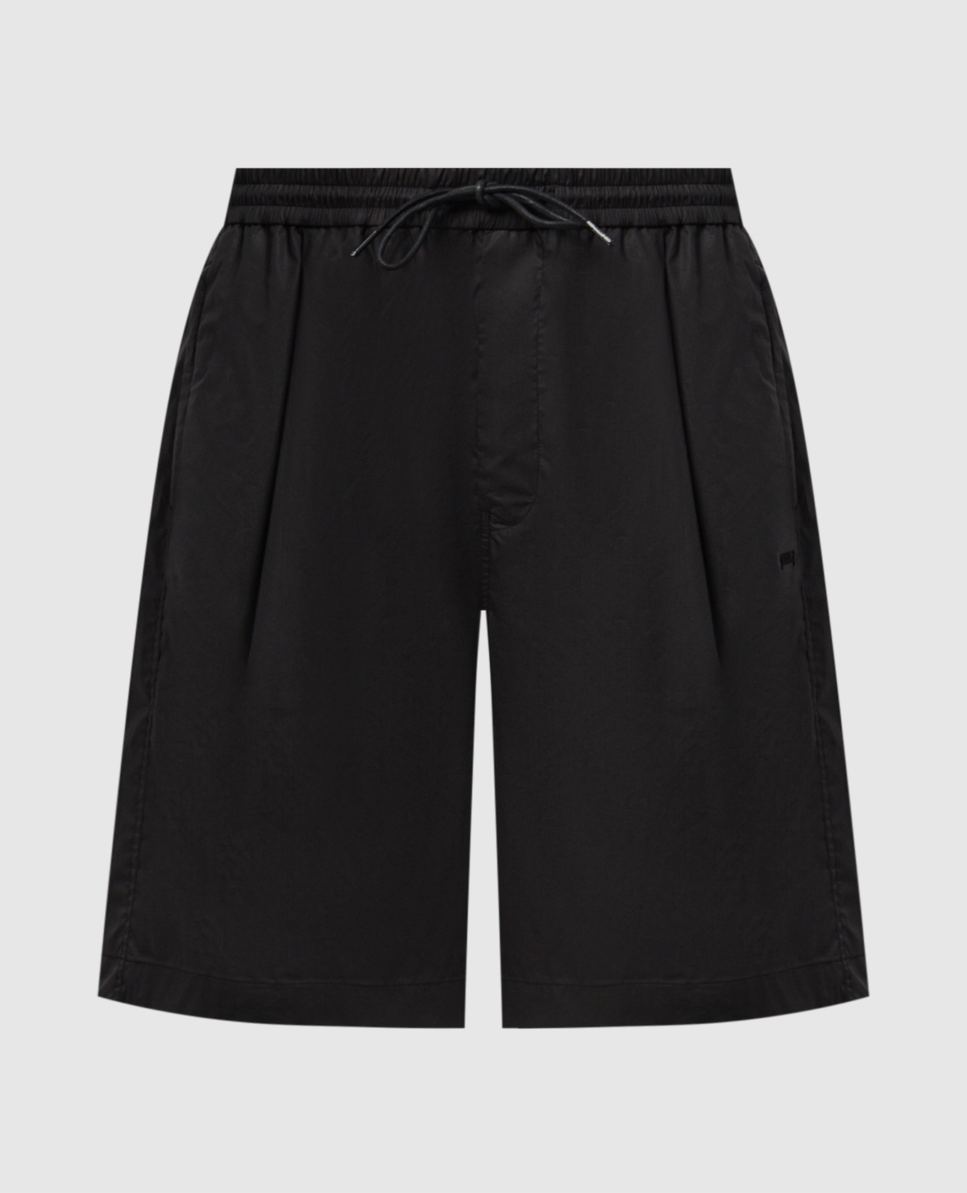 

Black shorts with logo embroidery Juun.j
