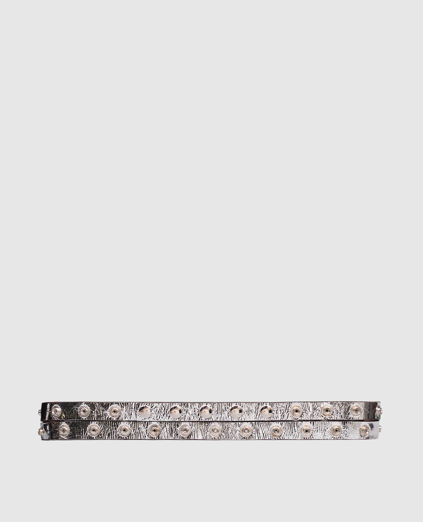 

Silver leather belt The Attico