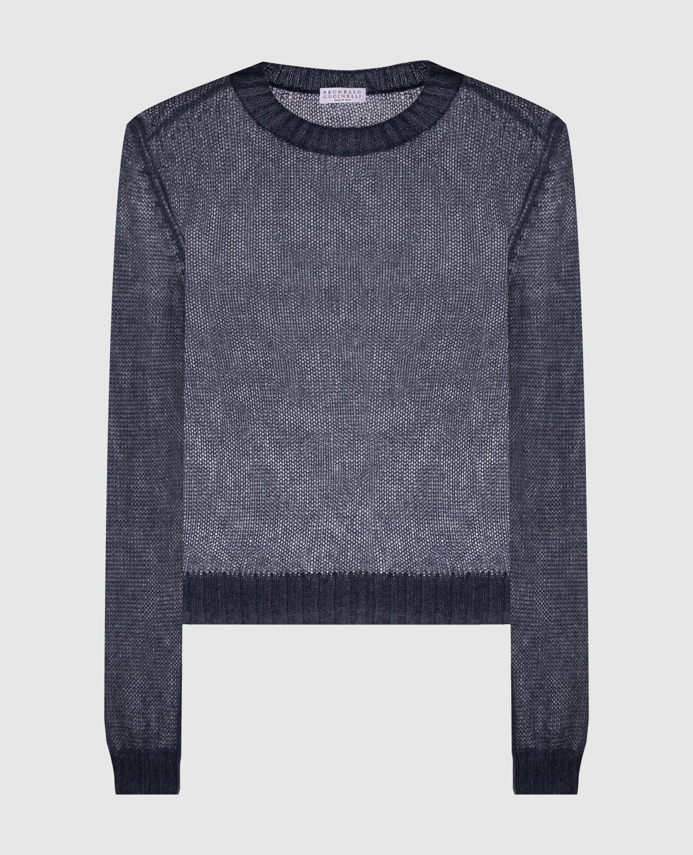 

Blue sweater with wool Brunello Cucinelli