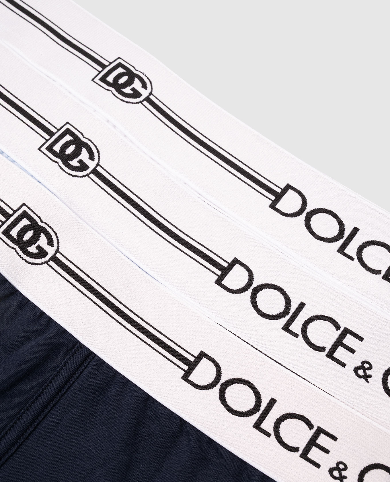 

Set of boxer briefs with logo pattern Dolce&Gabbana, White