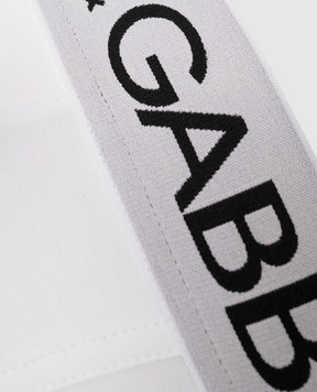 Dolce&Gabbana A set of white boxer briefs with a logo pattern M9D70JONN97