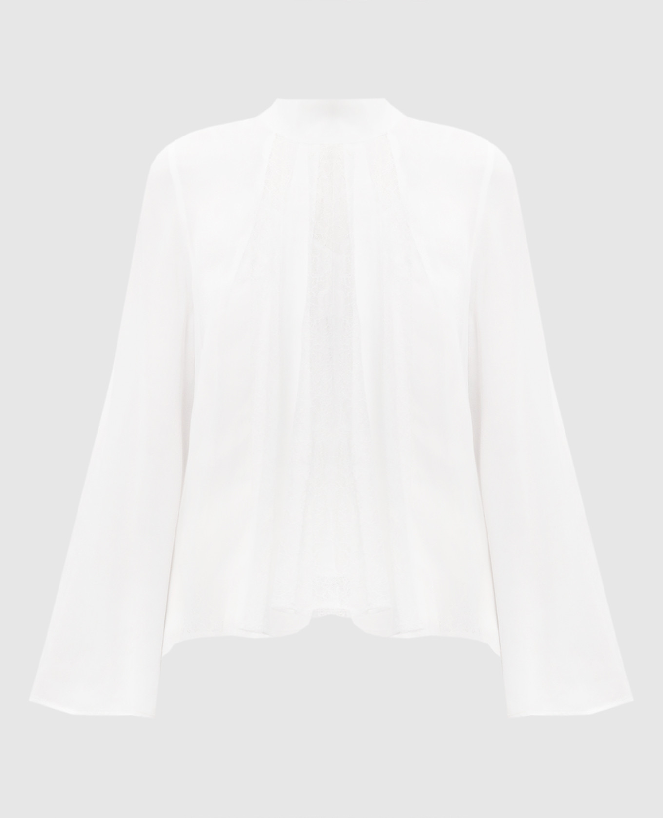 White blouse with lace Twinset
