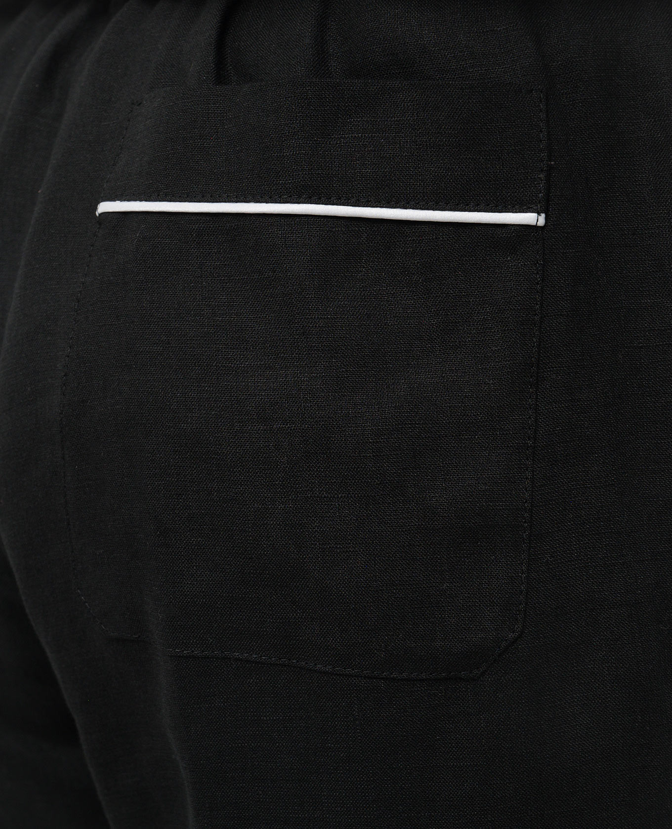 

Black linen and silk pants Dolce&Gabbana